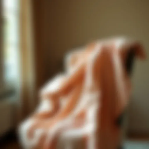 Luxurious Thick Shawl Luxurious thick shawl draped elegantly over a chair