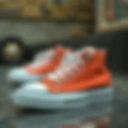 Historical canvas shoe designs showcasing their evolution over the decades