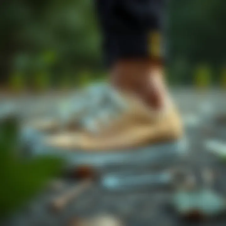 Sustainable materials used in the craftsmanship of canvas footwear