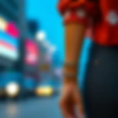 Stylish Outfit Featuring Paw Print Ankle Bracelet Fashionable outfit paired with a paw print ankle bracelet