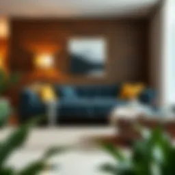 Elegant blanket slipcover enhancing a modern sofa