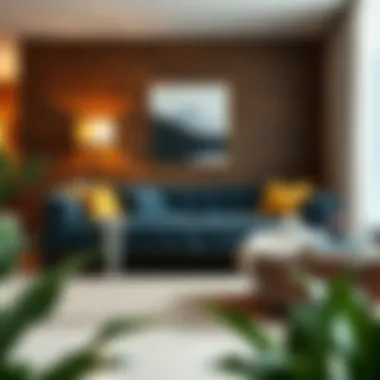 Elegant blanket slipcover enhancing a modern sofa