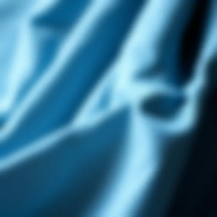 Eco-Friendly Fabric for Sustainable Fashion A close-up of eco-friendly fabric used in jean blue dresses