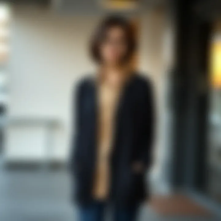 Layering Styles Stylish layering options showcasing short cardigans in outfits