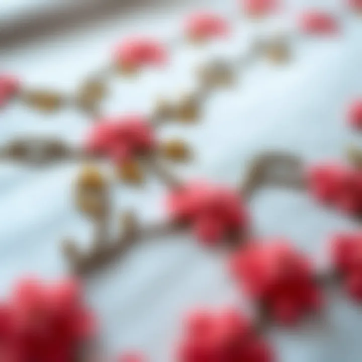 A comparison of traditional embroidery techniques alongside digitized versions.