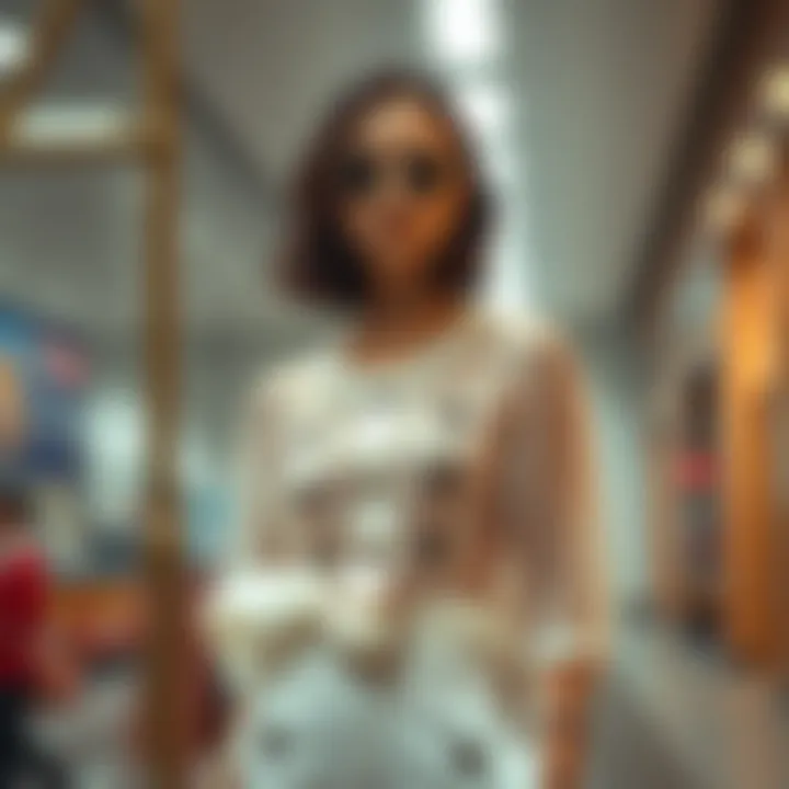 Grommet Sheer in Modern Fashion Fashion ensemble featuring grommet sheer elements in a modern outfit