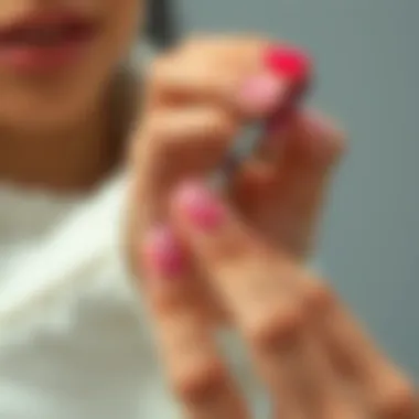 Nail Polish Application Method Demonstration of proper nail polish application technique