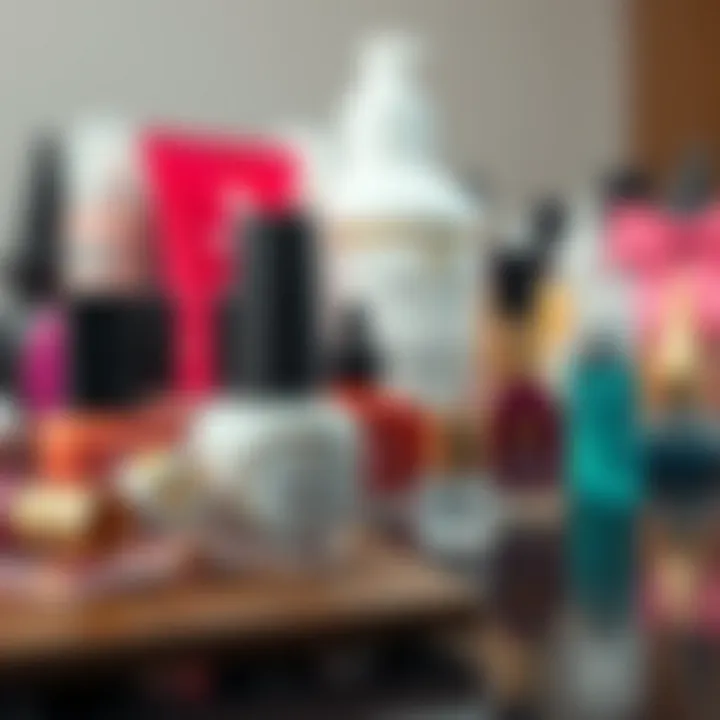 Essential Nail Care Products Selection of high-quality nail care products