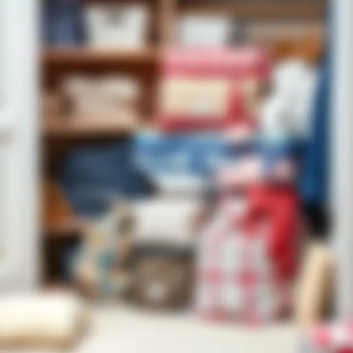 Organized Laundry with Zipper Bags Organized laundry with multiple zipper bags