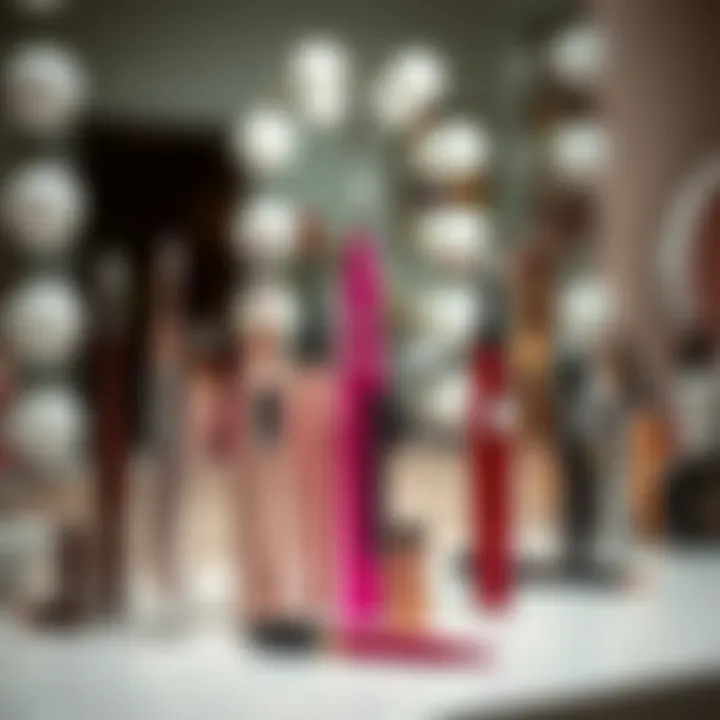 Range of Eyebrow Epilators Available Different types of eyebrow epilators displayed on a vanity