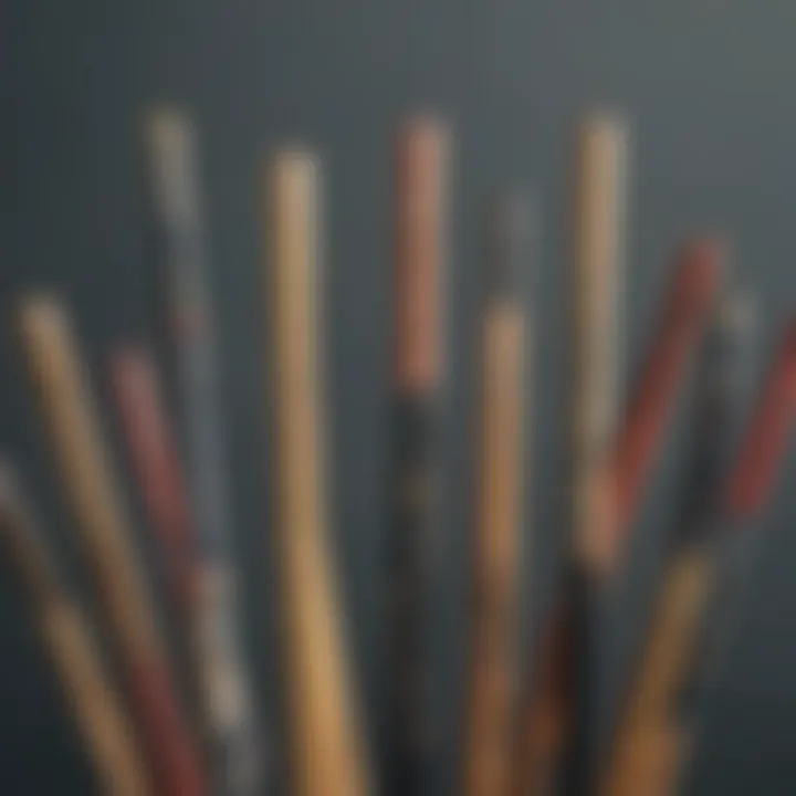 Variety of reusable chopsticks showcasing different materials and designs