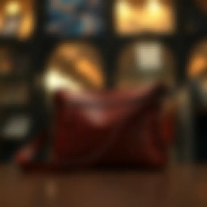 Sophisticated Craftsmanship of the Wide Strap Crossbody Bag Elegant wide strap crossbody bag showcasing the luxurious leather finish